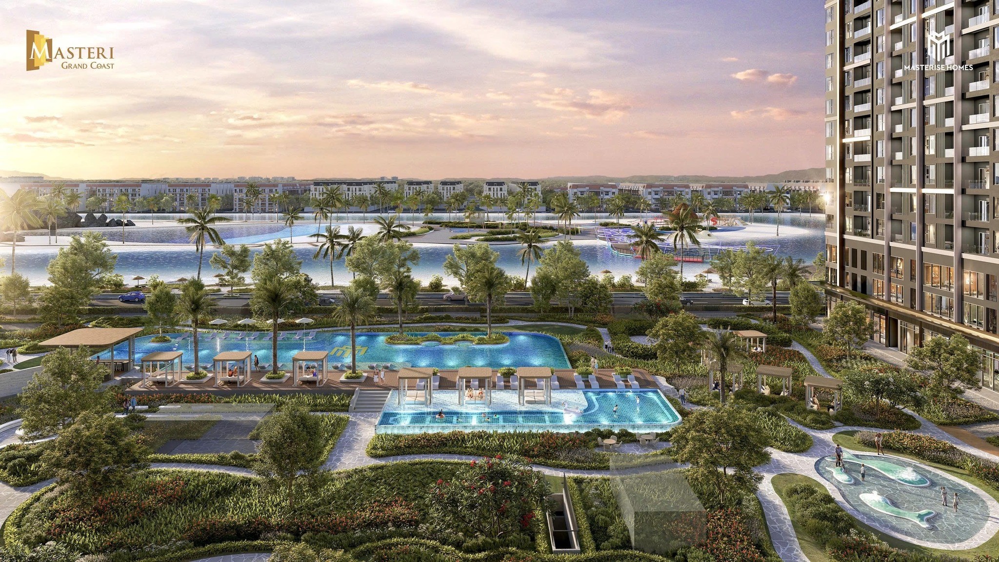 Căn 2 PHÒNG NGỦ  – MASTERI GRAND COAST